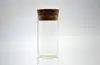 50pcs 27*50mm High quality Hot Fashion Small Glass tube Cute Mini Wishing Cork Stopper Glass Bottles test Vials Jars Containers 1