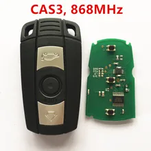 Coche Llave Inteligente A Distancia para BMW 1 3 5 6 series X5 X6 X1 Z4 868 MHz CAS3 Sistema Sin Llave entrada