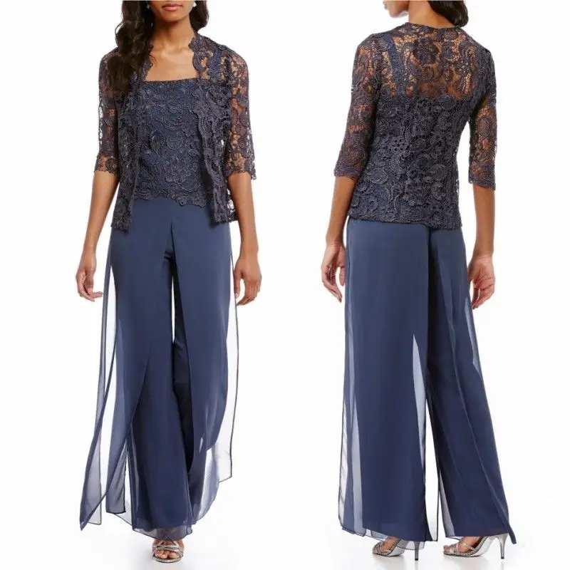 women's plus size mother of the groom pant suits