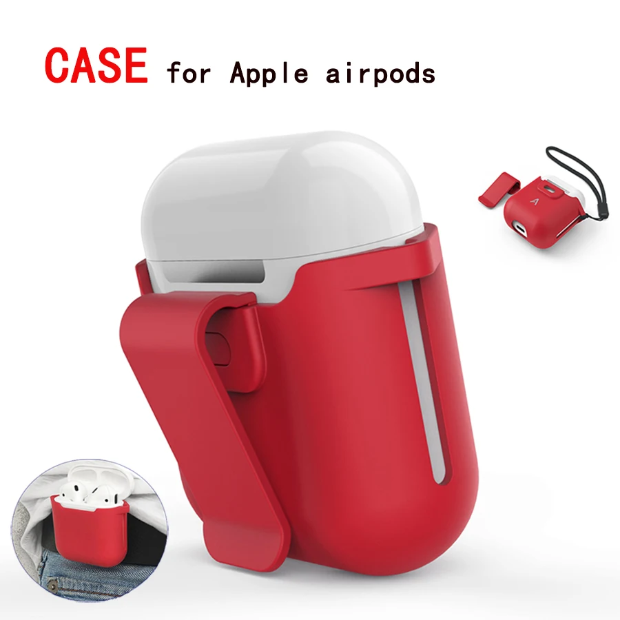 

Case For Apple Airpods Proof Protector Cover Pouch Anti Lost Case True Wireless Earphone Accessories