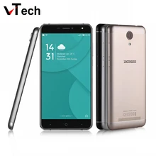 Оригинал Doogee X7 Pro 4 Г LTE Мобильный Телефон 6.0 Дюймов 1280×720 HD MTK6737 Quad Core Android 6.0 2 ГБ RAM 16 ГБ ROM 8MP Металлический Каркас
