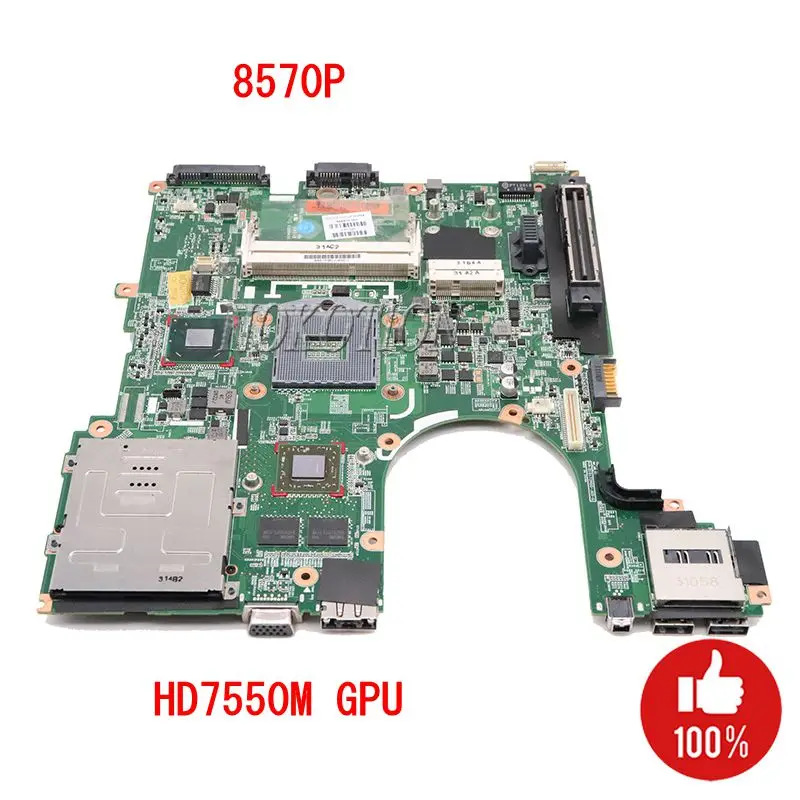 NOKOTION оригинальная основная плата 686970-001 для ноутбука hp Elitebook 8570 P, материнская плата DDR3 с видеокартой, полный тест