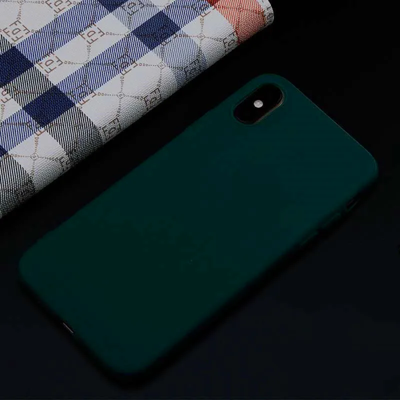 Роскошные мягкие матовые цветные чехлы на заднюю панель HKGK для Apple ...