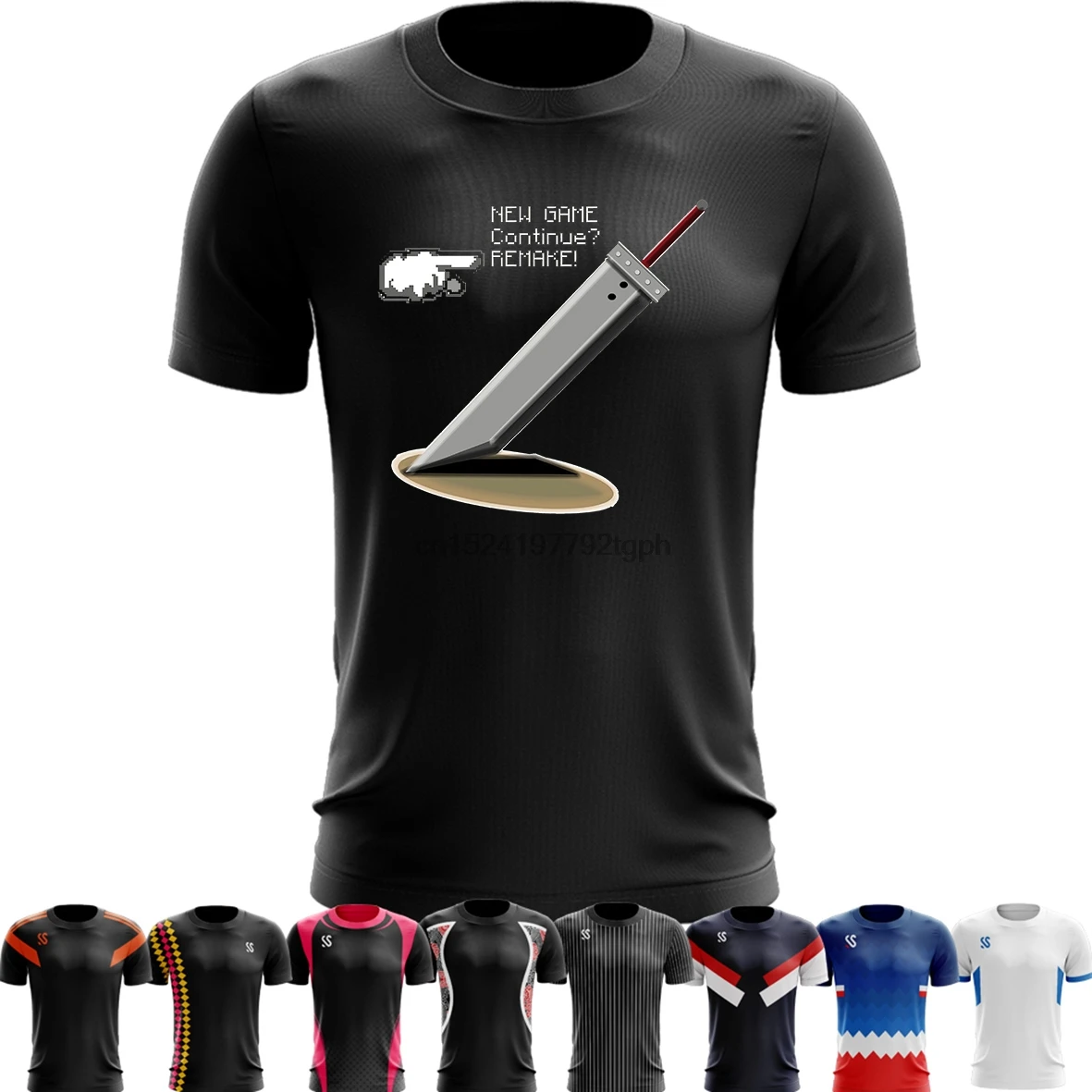 

Sport Quick Dry Running Shirts Training T shirt Printed Men tshirt Final Fantasy 7 Finally the promise has been made Women