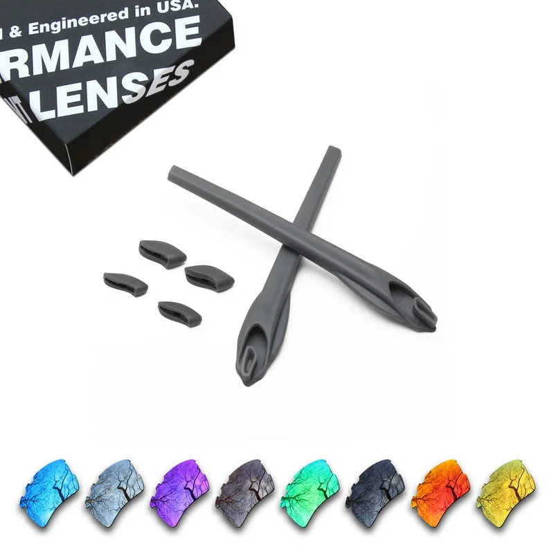 

ToughAsNails Polarized Replacement Lenses & Gray Rubber Kit for Oakley Flak 2.0 XL Vented Sunglasses