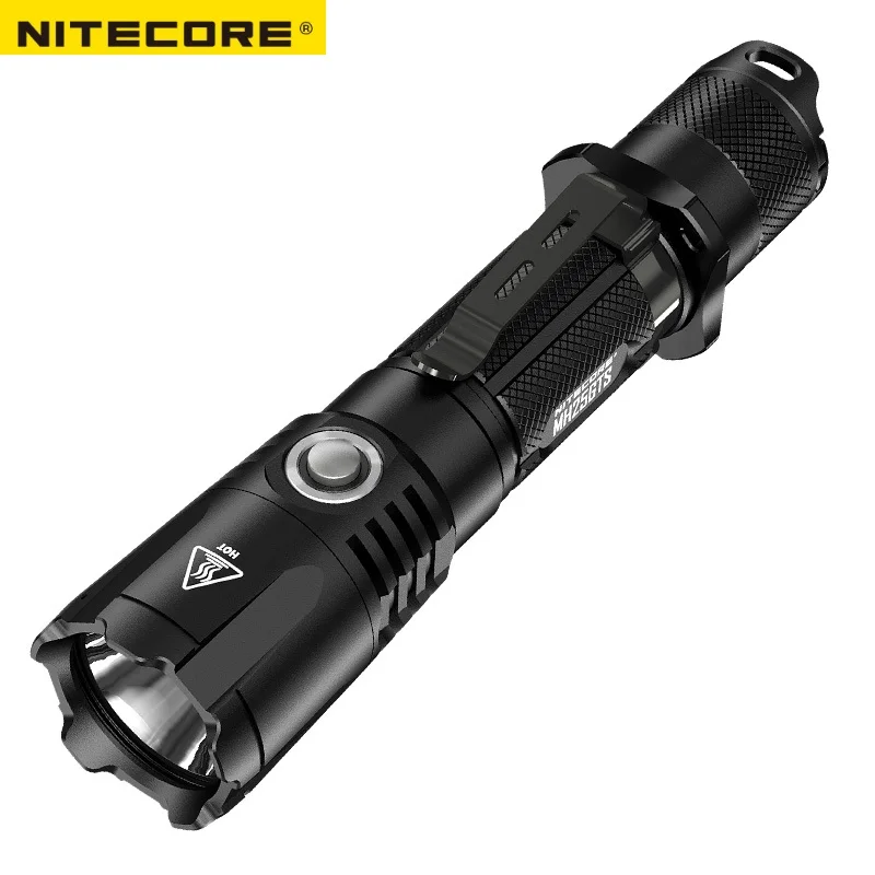  Linterna táctica de carga USB NITECORE MH25GTS CREE XHP35 HD LED 1800 lúmenes con batería NITECORE 