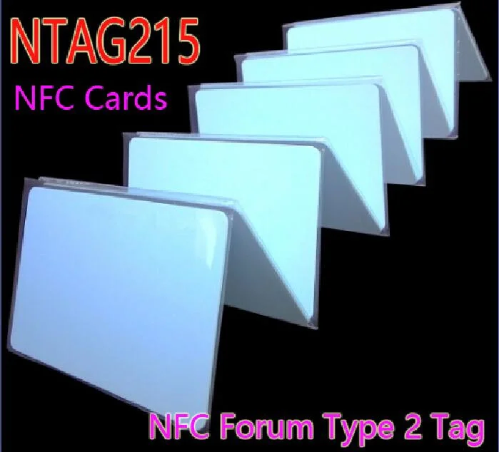 Бесплатная доставка 10 шт./лот ntag215 NFC карты NFC Forum Тип 2 тег 13.56 мГц iso/iec 14443 RFID карты для всех мобильных телефонов NFC