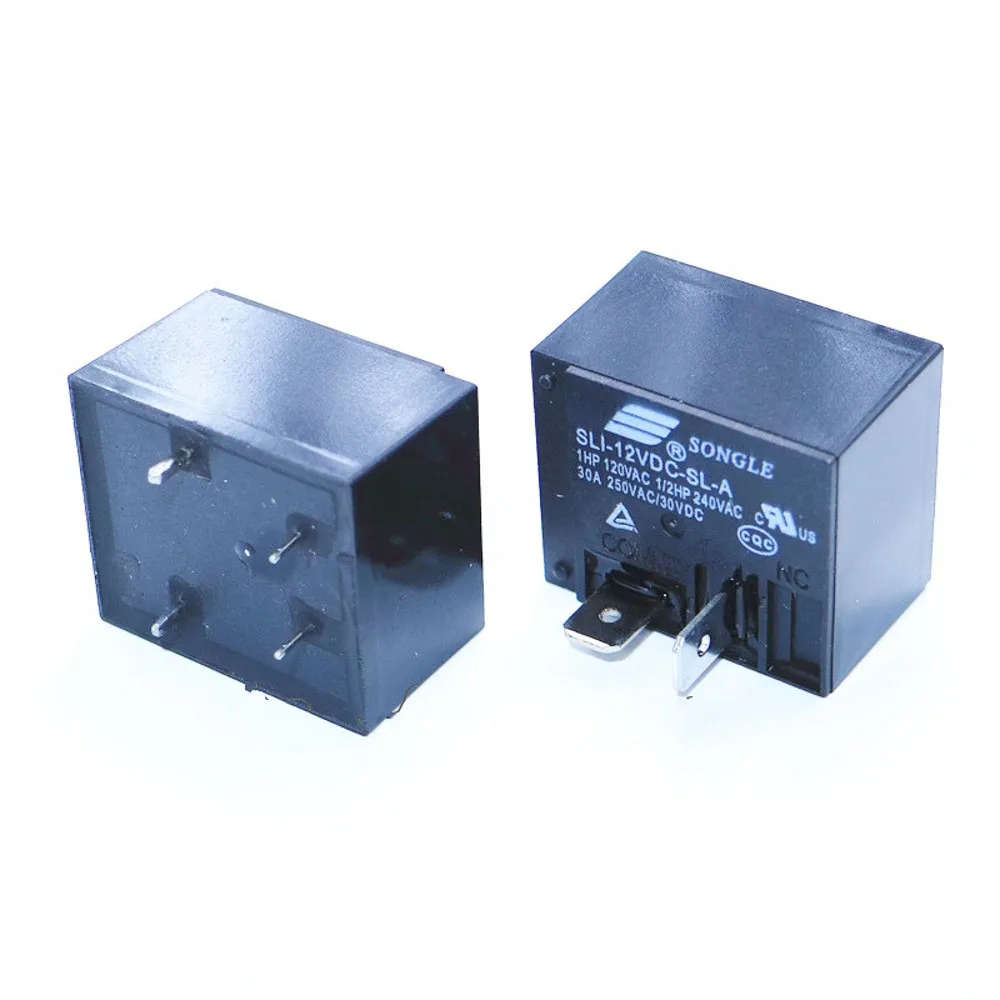 Реле мощности Φ 5V 12V 24V 30A HF2160 4 контактное реле оптовая цена 10 шт.|Реле| |