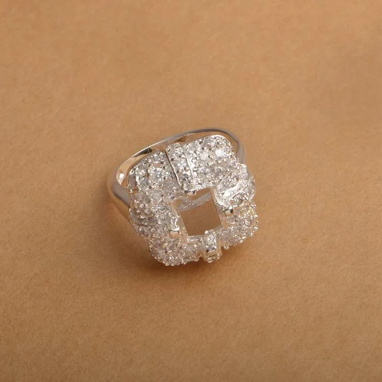 

Fashion Rings women Jewelry gift rings silver QWR003