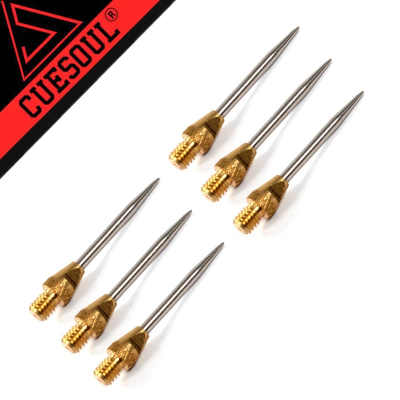 6pcs CUESOUL 28mm Professional Replaceable Dart Steel Tip Dart