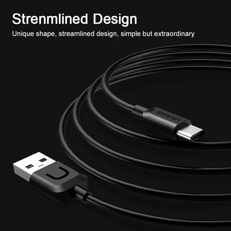 5 шт./партия Тип C usb кабель USAMS зарядки и синхронизации для почти все тип c
