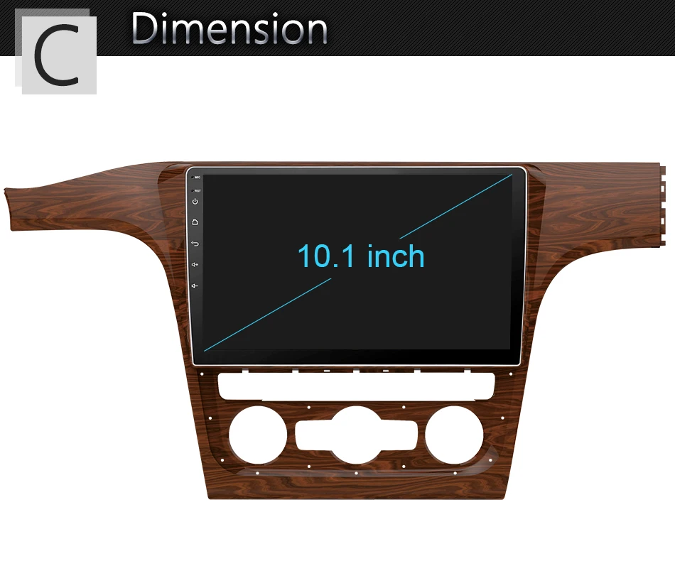 Discount Eunavi Android 8.1 Octa-core 10.1 inch Car Radio HeadUnit GPS Navi Player for  VW Volkswagen Touran 2016 With SWC WIFI 2G+32G 25