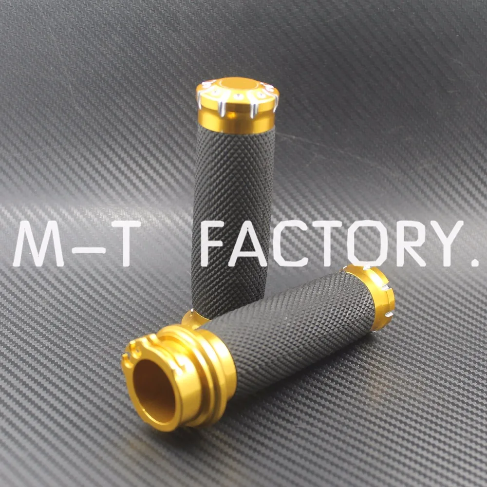 Рукоятки для мотоциклов 1.25 '' Резиновые рукоятки с ЧПУ Harley sportster 883 1200 XL XR Cruiser