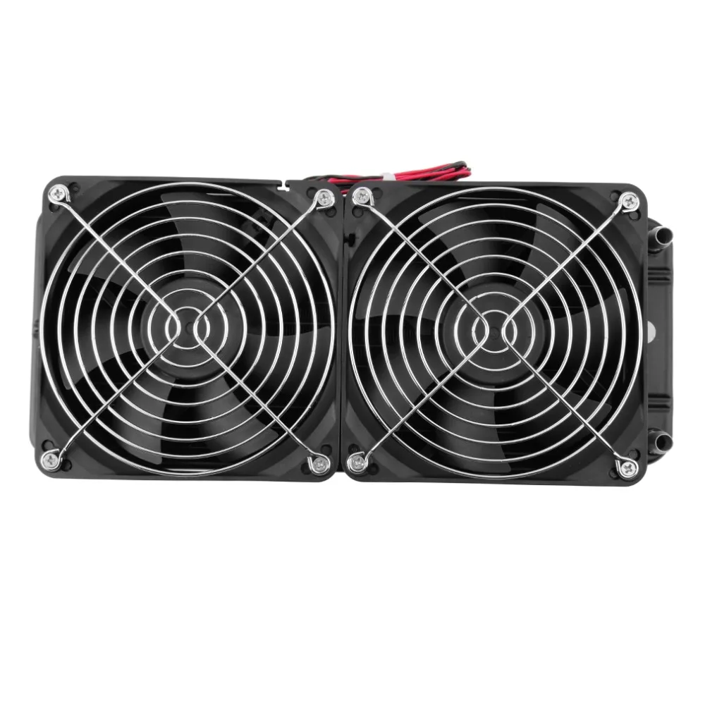 حار الألومنيوم 240mm تبريد المياه المبردة صف مبادل حراري مروحة مشعاع ل PC CPU