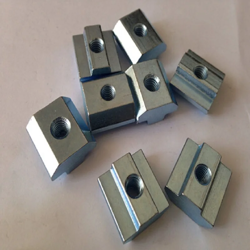 T Sliding Nut block 20 serie M5 for Aluminum Profile Zinc Coated Plate