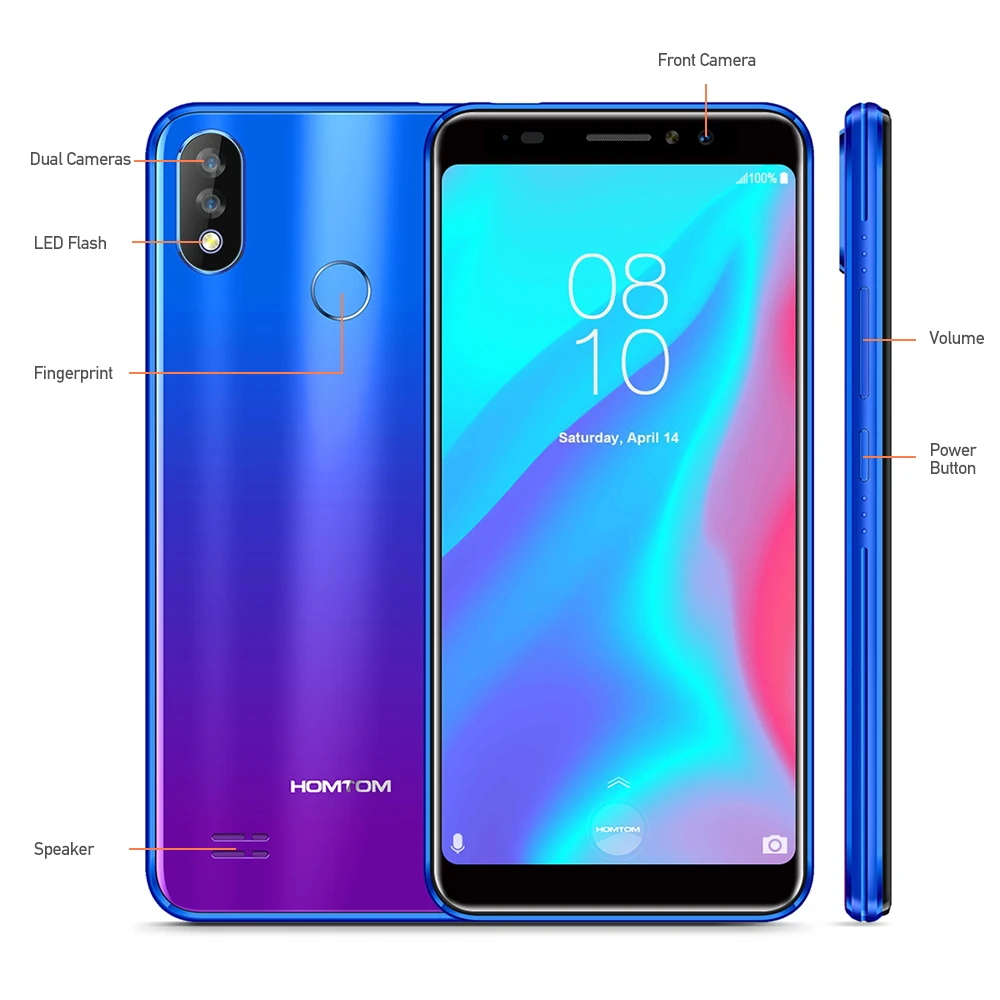 HOMTOM C8 4G الهاتف الذكي 5.5 'الروبوت 8.1 MTK6739 رباعية النواة 1.3 GHz 2 GB RAM 16 GB ROM 13.0MP بصمة ID الوجه 3000 mAh الهاتف المحمول HOMTOM C8 4G الهاتف الذكي 5.5 'الروبوت 8.1 MTK6739 رباعية النواة 1.3 GHz 2 GB RAM 16 GB ROM 13.0MP بصمة ID الوجه 3000 mAh الهاتف المحمول