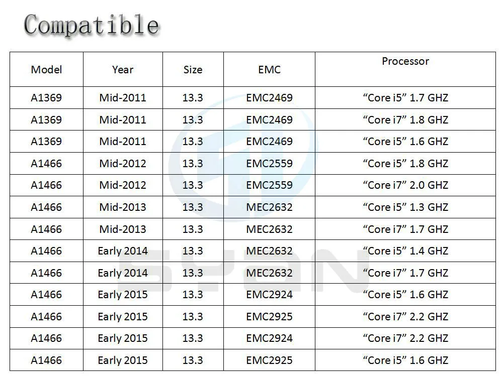 A1466 ЖК-дисплей экран для Macbook Air A1369 ЖК-дисплей светодиодный Дисплей экран MD760 MJVE2 EMC 2632 EMC2925 LP133WP1 TJA1/TJA3 2010-2015 лет