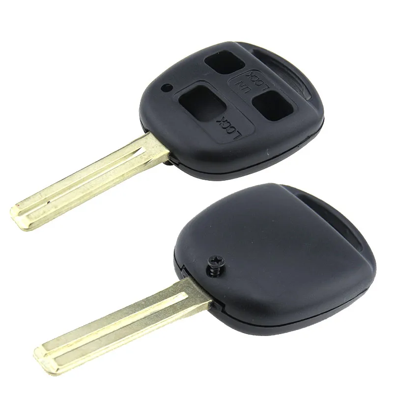 Remote Car Shell Folding Flip Key Case Fob 3 Buttons For Toyota Celica Avensis RAV4 Prado Camry TOY47 Replacement 1