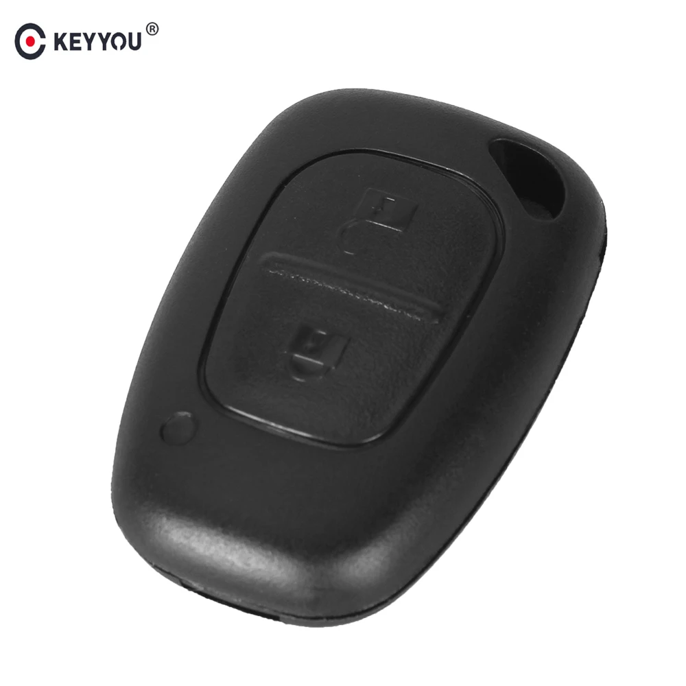 KEYYOU 2 кнопки дистанционного ключа автомобиля оболочка чехол Fob для Vauxhall/Opel Vivaro/