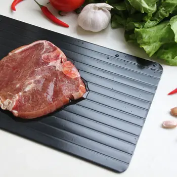 

Thawing Plate Fast Defrosting Tray Thaw Defrost Meat Frozen Food Aluminum