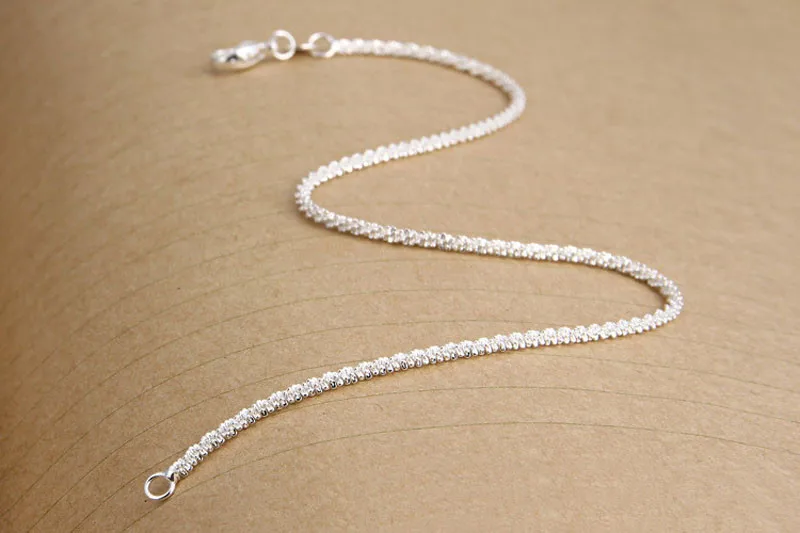 

Jewelry Summer New Anklet Style Silver Hemp Anklet Chain Unlimited Charm Anklet Women's Ankle Bracelet