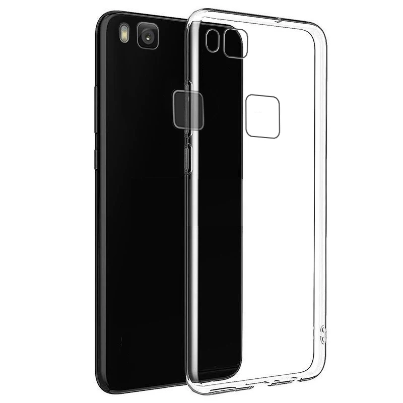 Чехол силиконовый прозрачный с защитой от падения для Huawei P9lite | Мобильные