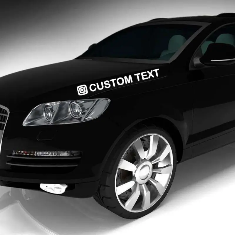 

20*2CM Not customizable Username Waterproof Car And Motorcycle Decals Bumper Sticker