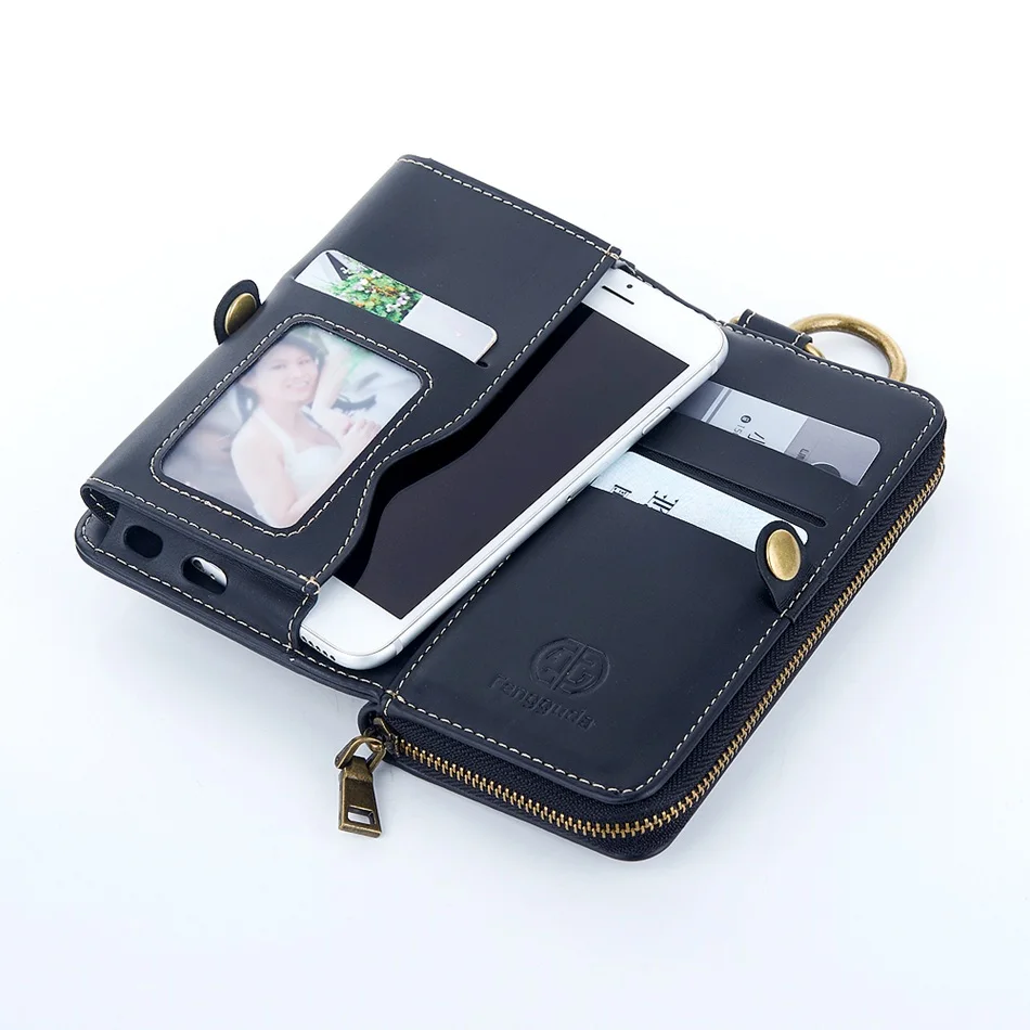 Универсальный кошелек из искусственной кожи для Yotaphone 2, чехол на молнии для huawei P8 P9 Lite P10 Honor 8, чехол, бизнес-держатель для карт, чехлы для телефонов