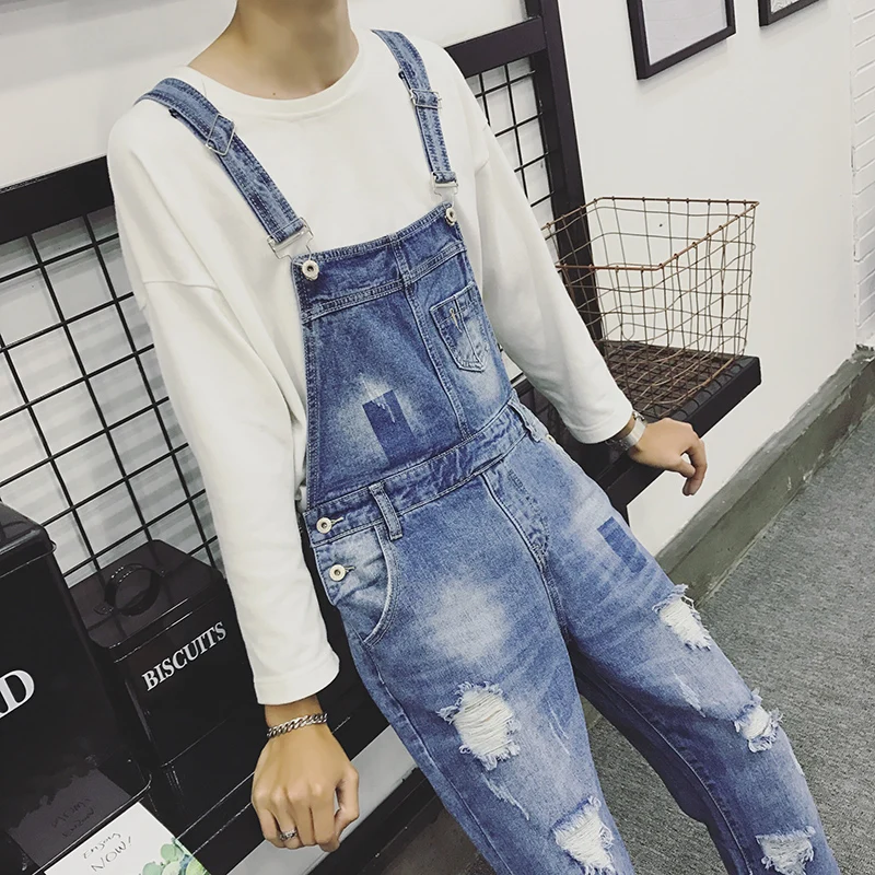 Denim Overalls For Women OGLCCG Denim Bib Overall Shorts, Loose