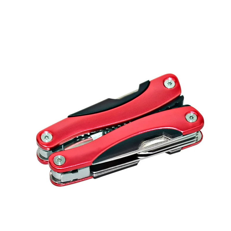 6 ألوان EDC في الهواء الطلق Multitool Pliser مسننة سكين الفك اليد أدوات + سكين Multitool + مفك + كماشة طقم السكاكين بقاء والعتاد