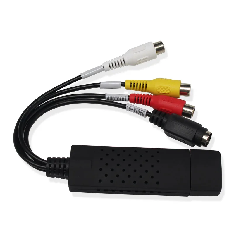  Scheda di Acquisizione Video Sintonizzatore TV VCR DVD AV Audio Convertitore USB 2.0 Easycap Connet