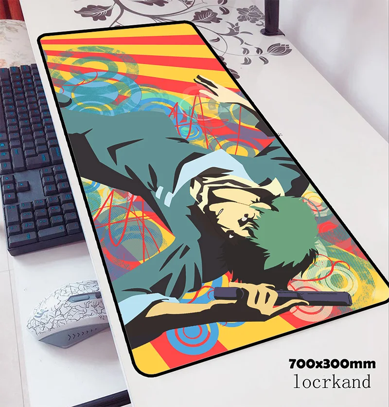 

cowboy bebop padmouse home 700x300x2mm pad mouse cheapest notbook computer HD print mouse pad gaming mousepad gamer mouse mat
