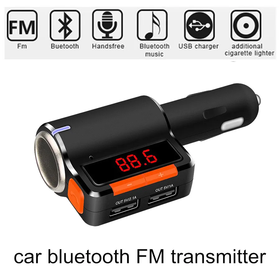 Car Bluetooth FM Modulator Transmitter Audio Radio MP3 Player Handsfree