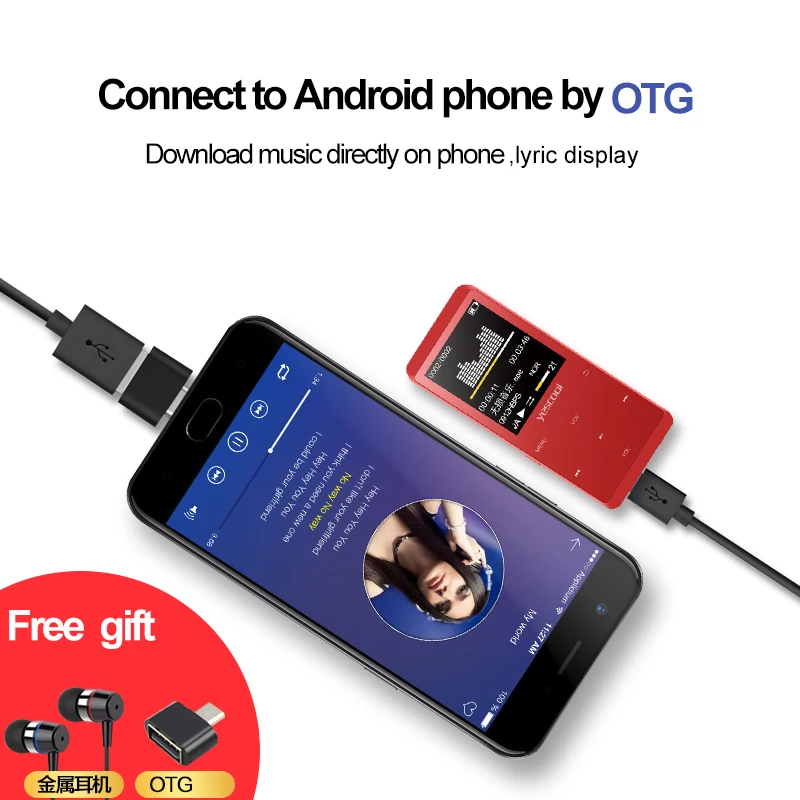 Да круто X10 Спорт Металл Сенсорный экран MP3 плеер стерео бас HD цифровой голосовой