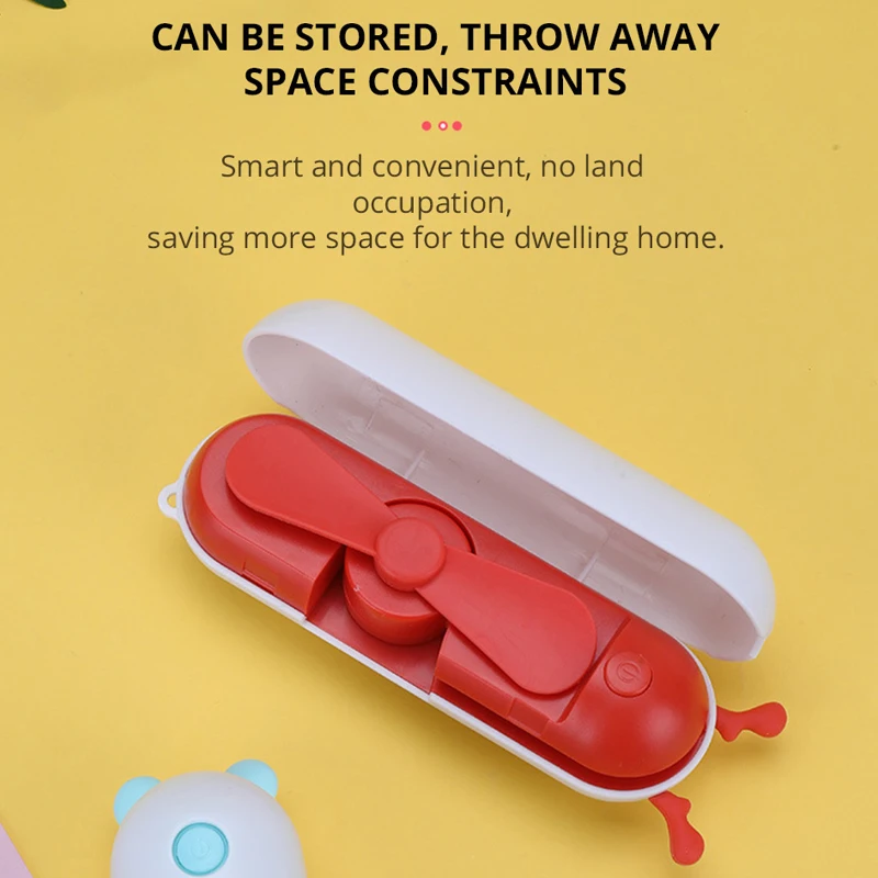 

Mini Portable Fan With Rechargeable Built-In Battery USB Port Design Handy Handhold Fan For Smart Home Fans Cooling desk table
