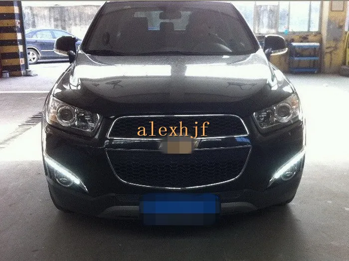 

July King LED Daytime Running Lights DRL with Fog Lamp Cover case for Chevrolet Captiva SUV 2011~13 1:1, 9LED, free shipping