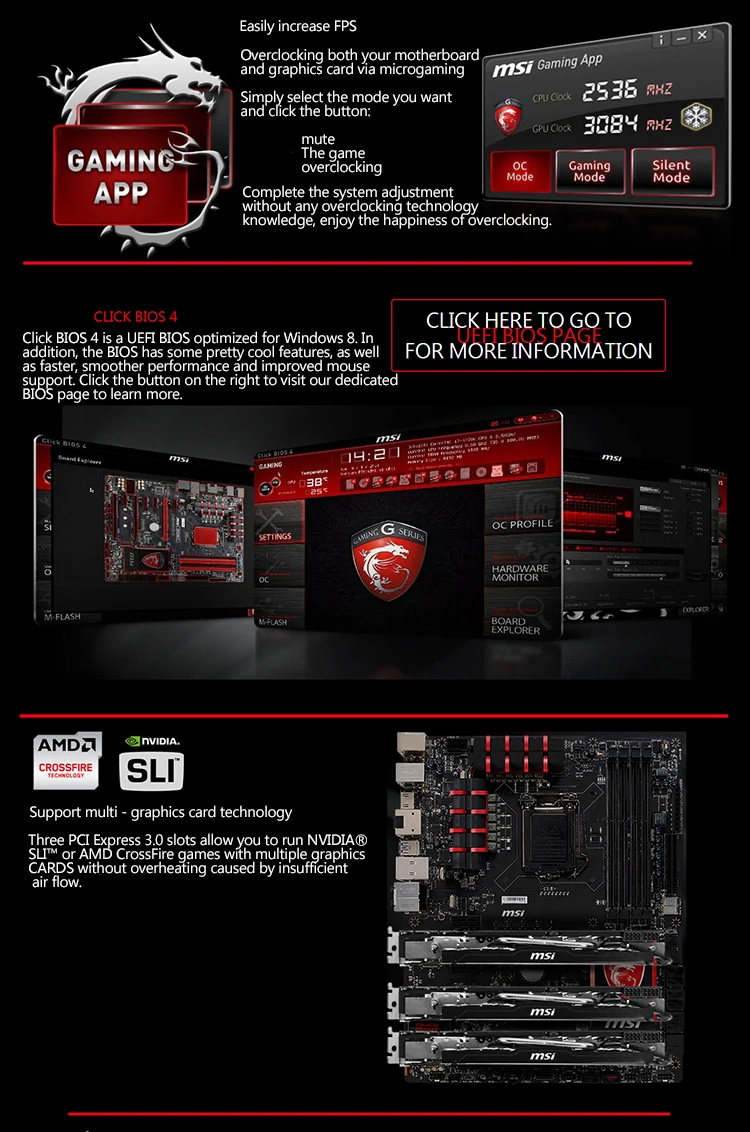 Z97 LGA 1150 для MSI Z97 GAMING 7 настольная Материнская плата Intel LGA 1150 Z97 DDR3 32G M.2 ATX Поддержка борьбы