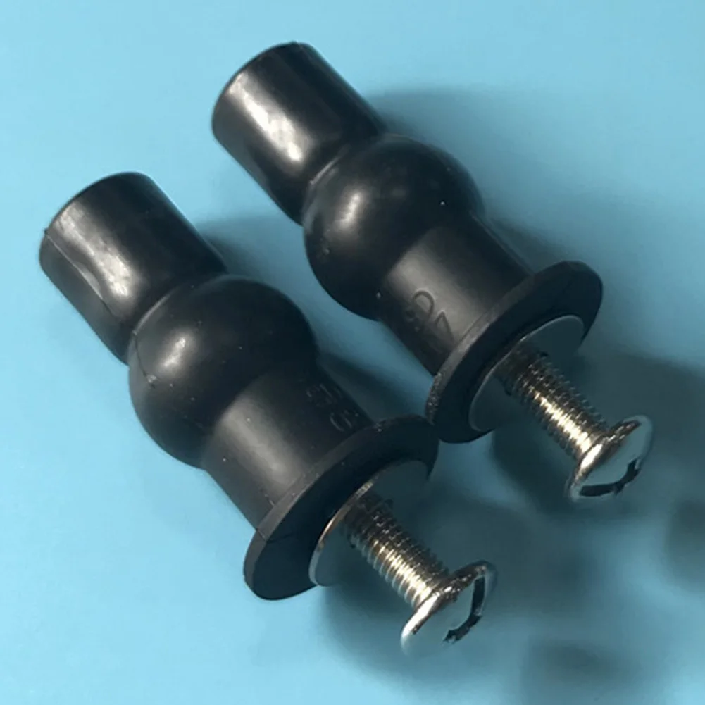 

1Pair Professional Easy Install Toilet Seat Solid Accessories Nuts Expansion Screw Home Universal Fixing Rubber Top Reusable