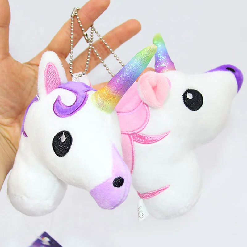 

Unicorn Stuffed Animals Plush Toys Key Chains Cute Unicornio Kids Baby Plush Soft Toys Keychain Pendant Valentines Day Gift