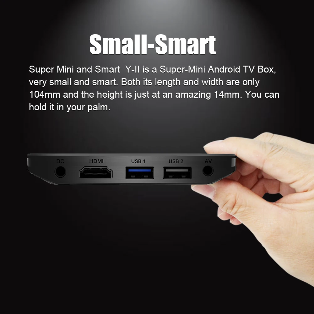 A95X Plus TV caja Android 8,1 Amlogic S905 Y2 4 GB DDR4 32 GB ROM 2,4G/5G wiFi USB3.0 BT4.2 soporte 4 K H.265 Smart Media Player - 4