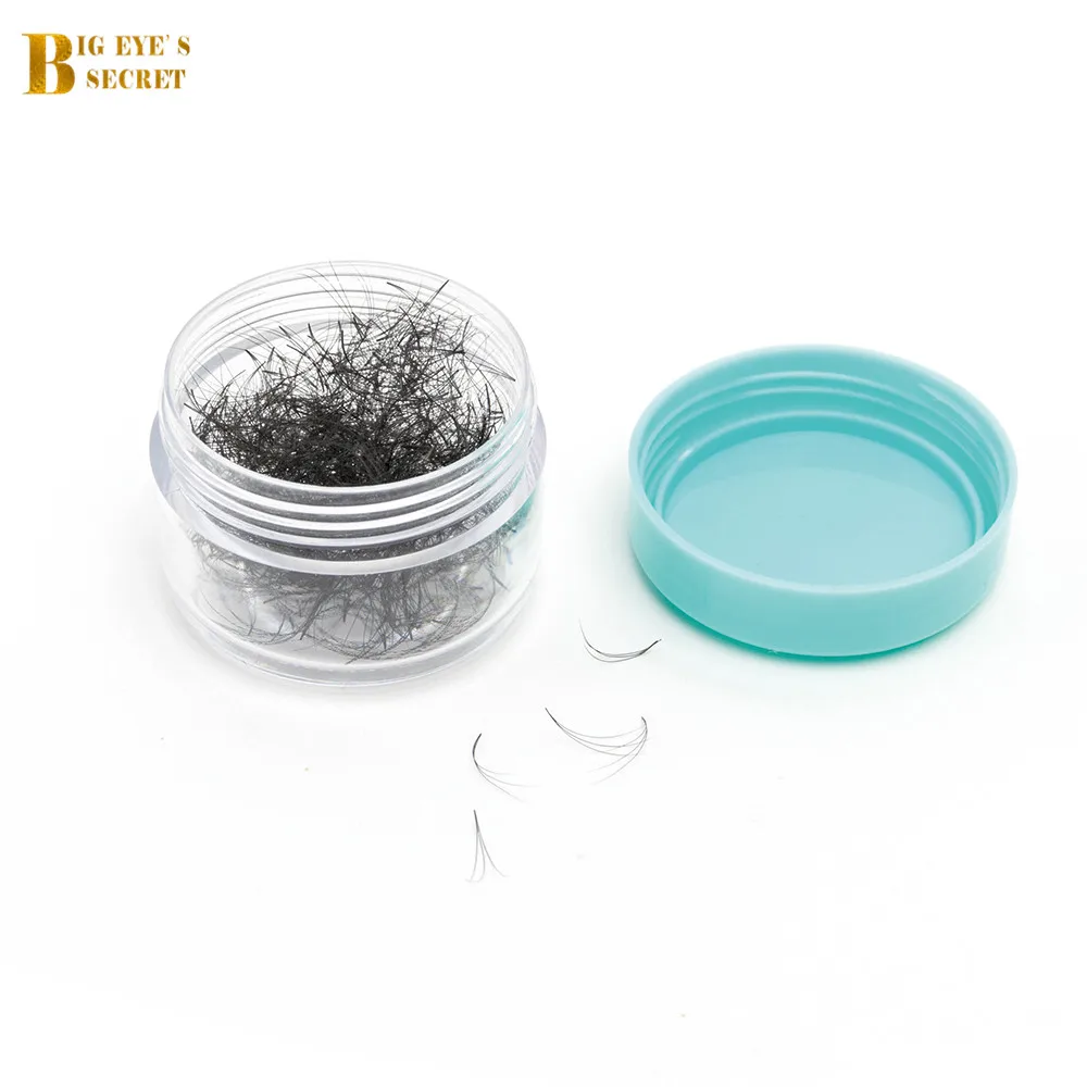 BES 500Fans/1000FansOne Jar Lashes Extension Heat Bonded Pre Made Volume Fans Premade Russian Volume Eyelash Extension Supplies