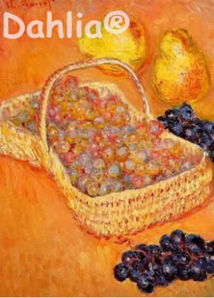 Basket of grapes and pears Handmade Needlework Embroidery DIY Aida Cross Stitch Kits Crafts 14CT Unprinted Home decor wall Arts | Дом и сад