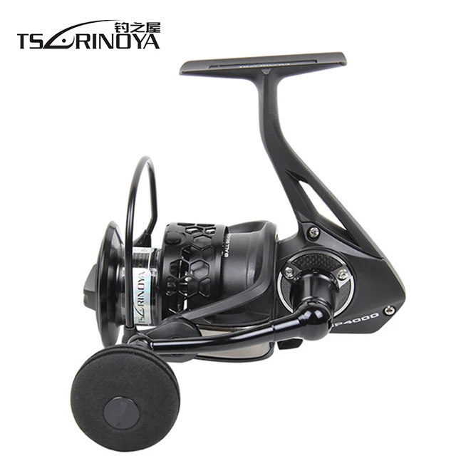Best Price Tsurinoya TSP4000 TSP5000 12BB 5.2:1 Max Drag 12kg  Full Metal Spinning Fishing Reel Big Trolling Wheel Boat Reels Jig Wheel  