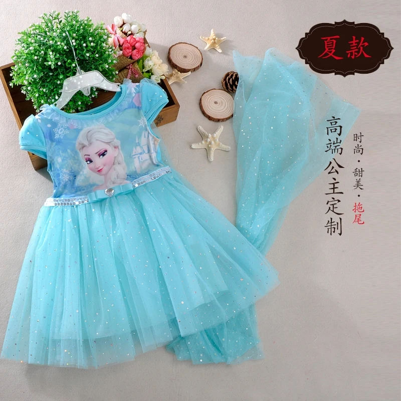 Spiksplinternieuw Goede Koop Disney Meisjes Frozen Elsa Jurk + Mantel Kostuum FS-48