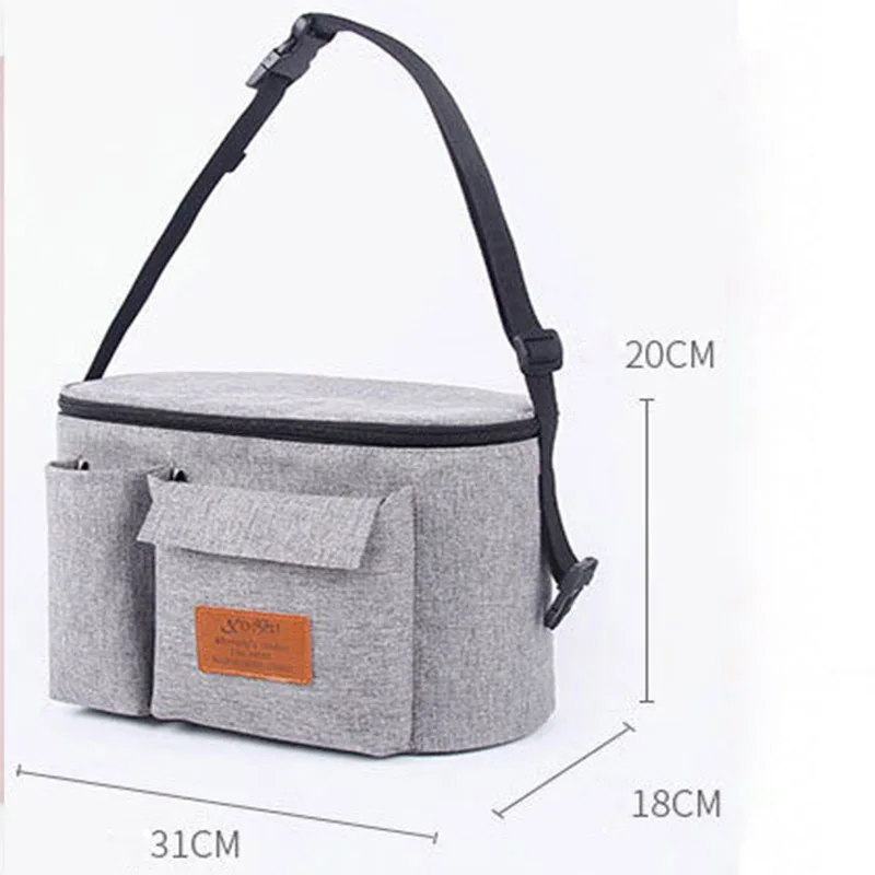 Baby Stroller Organizer Nappy Bag Mummy Waterproof Hanging Carriage Bottle Bag Handbag Pram Buggy Cart Organizer Diaper Bag