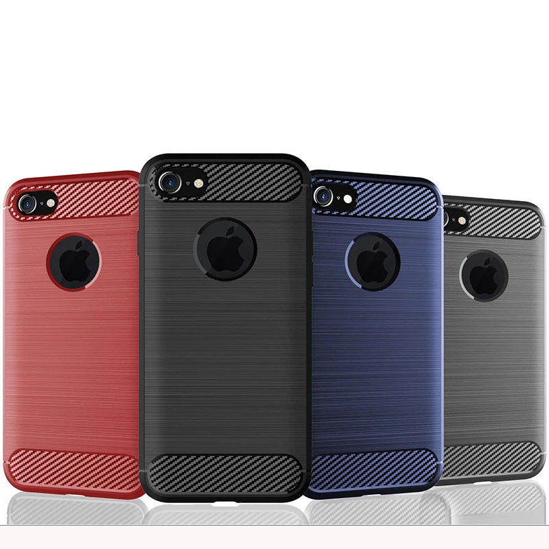 

Fashion Shockproof Bumper Silicone Phone Case For iPhone X XS XR XS Max 8 7 6 6S Plus Simple Phone Cases