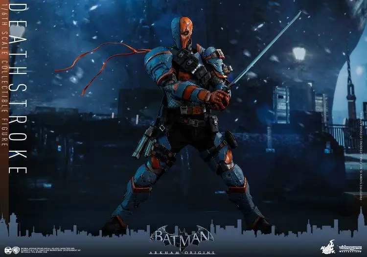 Полный набор 1/6 масштаб Бэтмен: Arkham Origins Deathstroke VGM30 фигурка игрушка Коллекционная фигурка кукла игрушки подарок с коробкой