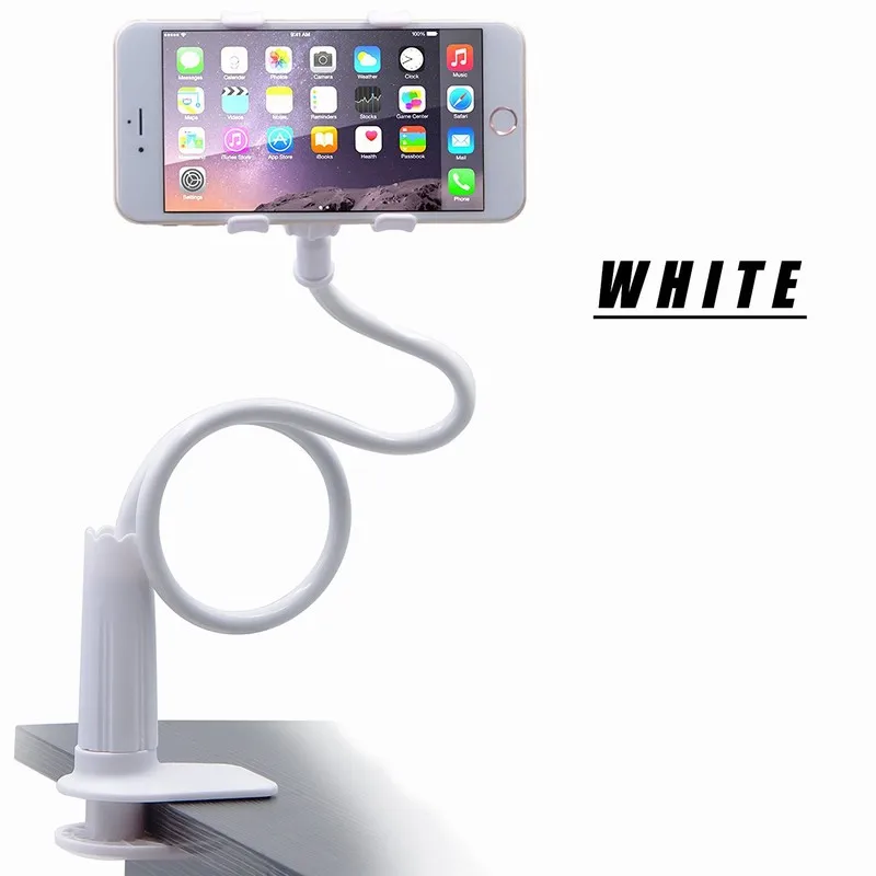 Gooseneck Cell Phone Holder, Cell Phone Clip on Stand Holder with Grip  Flexible Long Arm Gooseneck Bracket Mount Clamp Used For Bed, Desktop for  iPhone X/8/7/6/6s Samsung S8/S7 