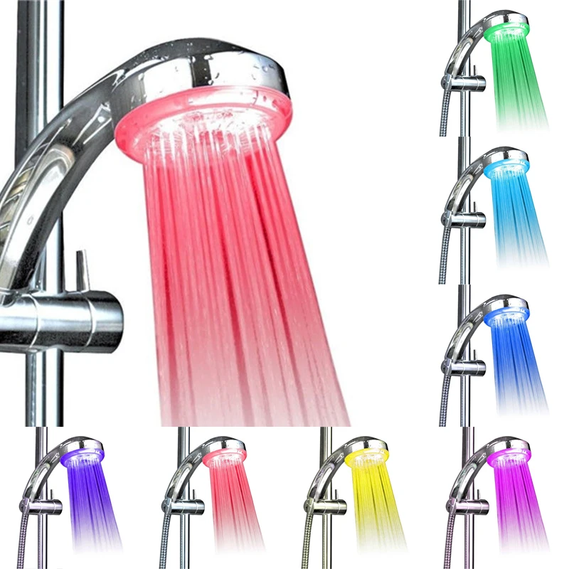 Led shower head pommeau douche Bathroom Water Glow Colorful LED Shower