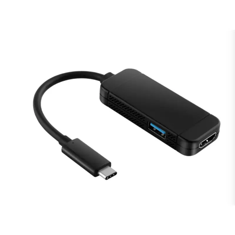 AABB-Portable 3 In 1 Mini Hdmi Type-C Hub USB .0 Port Adapter For Nintendo Switch Converters Gaming Accessories | Электроника